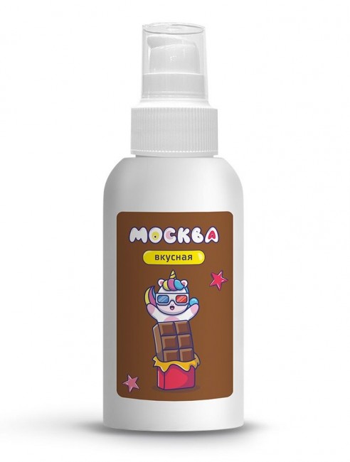 Универсальная смазка с ароматом шоколада "Москва Вкусная" - 100 мл.