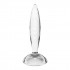 Стеклянный фаллоимитатор Sparkling Crystal - 19 см.