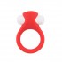 Красное эрекционное кольцо LIT-UP SILICONE STIMU RING 2