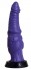 Фиолетовый фаллоимитатор "Гиппогриф small" - 21 см.