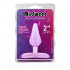 Сиреневая анальная пробка Gum Drops Plug - 6,6 см.