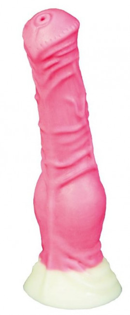 Розовый фаллоимитатор "Пони mini" - 18,5 см.