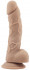 Фаллоимитатор-мулат с мошонкой на присоске Labour - 20 см.