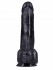 Черный вибратор-реалистик №1 с присоской - 18,5 см.