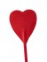 Стек с красным наконечником-сердечком - 70 см.