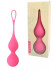 Матовые розовые вагинальные шарики Кегеля Layla Peonia
