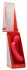 Красный двусторонний вибратор Charm - 18 см.