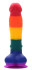 Разноцветный фаллоимитатор-реалистик COLOURFUL DILDO - 21,5 см.